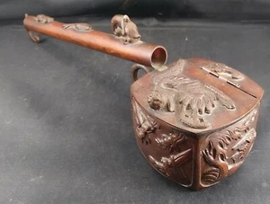 Bronze Japanese Antique Yatate Caligraphy Set, Meiji Era (1868-1912), OBO - Picture 1 of 12