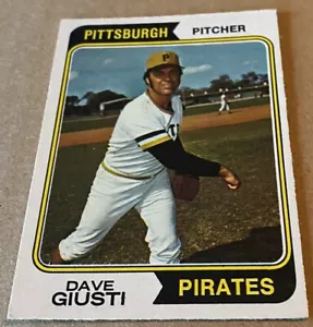 1974 O-PEE-CHEE Card #82 DAVE GIUSTI NM-MT Condition - Picture 1 of 2