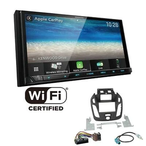 Kenwood Radio WiFi CarPlay für Ford Tourneo Transit Connect schwarz mit Display - Bild 1 von 6