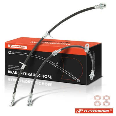 Manguera hidráulica de freno delantera A-Premium 2x para Scion iQ 2012 2013 2014-2015 Foto 1 de 4