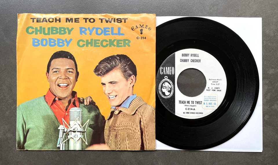 7" Chubby Checker / Bobby Rydell - Teach Me To Twist - US Cameo Promo - Bild 1 von 1