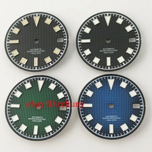 29mm black blue yellow green sterile Watch Dial Fit NH35 NH35A movement - Bild 1 von 14