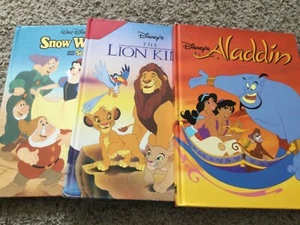 3 Disney Books (Aladdin, Snow White, & Lion King) - Bild 1 von 9