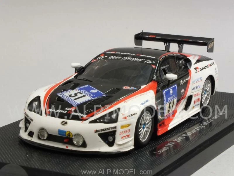 Lexus LFA Nurburgring 2010 1:43 EBBRO 44436 - Immagine 1 di 1
