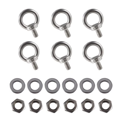 Ring Schraube Mutter Öse Schrauben Edelstahl rostfrei M5 M6 M8  DIN 580 - Bild 1 von 4