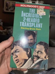 The Incredible 2 Headed Transplant VHS Horror Bruce Dern Casey Kasem - Picture 1 of 3