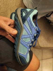Merrell Sneakers sz 5 Select Fresh Lightweight Mesh Blue/Purple - Picture 1 of 6