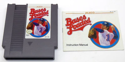 Bases Loaded (NES, 1988) By Jaleco (Cartridge & Manual) NTSC - Image 1 of 4