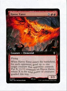 1x - Havoc Eater - (arte estesa) - CMR Murders at Karlov Manor - quasi nuovo MTG - Foto 1 di 2