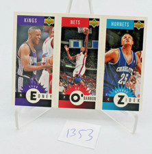 1996-97 COLLECTOR'S CHOICE MINI-CARDS GOLD ZIDEK ED O'BANNON EDNEY #M10 M53 M71