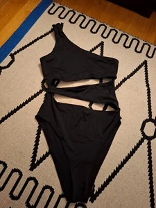 NEUW. H&M Badeanzug 34/36/XS Cup A/B cutOut monokini bikini swimwear strand zar - Bild 1 von 5
