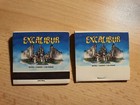 Vintage "Excalibur" 1 Streichholz Heft Brief, Las Vegas 1990, unbenutzt
