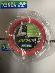 Neu Yonex Aerobite BG AB-2 200M Rollenschnur weiß/rot US-Versand am selben Tag - Bild 1 von 2
