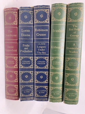 1950s 5 Book Set Library Edition JJ Little & Ives Literature Classic Novels EUC - Image 1 of 4