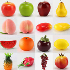 Lifelike Artificial Plastic Fruit Vegetables Kitchen Home Display Party Decor x1