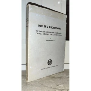 Weinreich HITLER'S PROFESSORS. Yivo 1 ediz. 1946. PROFESSORI NAZISTI E GENOCIDIO - Picture 1 of 11