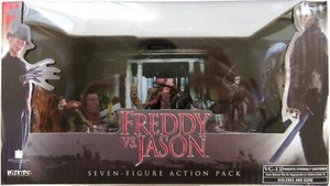 HorrorClix ~ FREDDY vs. JASON Set de siete figuras paquete de acción nuevo en caja - Imagen 1 de 4