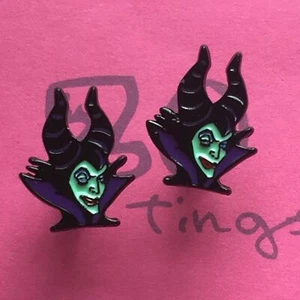 Maleficent Metal Stud Earrings - Picture 1 of 1