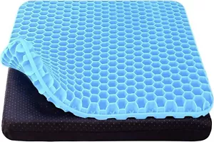 HSSGGV Cuscini per sedia in gel Cuscino antidecubito-Cuscino Elastico per Il ... - Foto 1 di 4