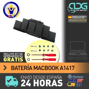 Bateria A1417 Apple MacBook Pro 15" + ENVIO 24H MRW GRATIS - Imagen 1 de 5