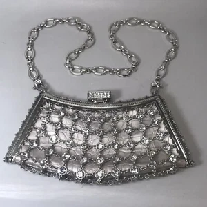 Luxury Nolan Miller's Epitome of Elegance Crystal Purse Evening Clutch Bag - Picture 1 of 12