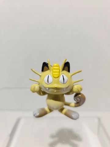 Meowth TOMY Pokemon Figure CGTSJ 1999 Nintendo 2" - Vintage Authentic Cover