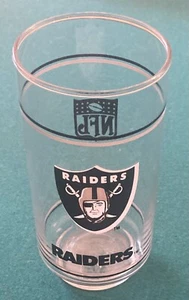 Vintage Oakland Raiders NFL 16oz Drinking Glass Over 50 Years Old GreatCondition - Picture 1 of 2