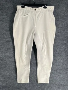 ARIAT Pro Series Pants 36R White Cream Breeches Equestrian Horse Riding Stretch - Picture 1 of 21