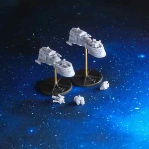 Legionarii Scutum-Klasse Eskortschiffe (3 Modelle) | Human Navy for Battlefleet - Picture 1 of 3