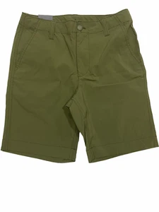 NWT GAP Boys Nylon Khaki Shorts Sz 12R-14R Beige Green Stretch Adjustable Waist  - Picture 1 of 17