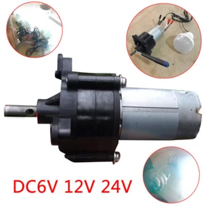 Miniature Hand Crank Wind Hydraulic Generator Dynamotor Motor 20 Watts DC6V -24V - Picture 1 of 7