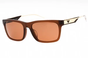 EMPORIO ARMANI EA4224F 609573 Sunglasses Bordeaux Frame Brown Lenses 58mm - Picture 1 of 4