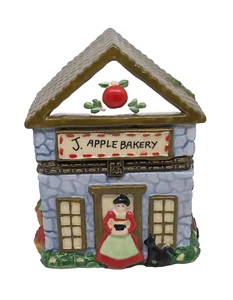 Caja de baratijas J. Apple Bakery "Spirit Folk" Carol Endres 1997 Enesco 3,75" X 2,25" - Imagen 1 de 6