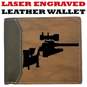 Blaser R93 Tactical - Leather Bifold Wallet - Premium Leather Wallet - Picture 1 of 5
