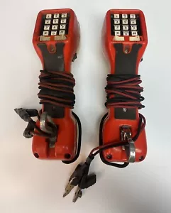 2x Harris Dracon TS21 Lineman's Phone Test Set. *Polarity/Tone* Untested - Picture 1 of 5