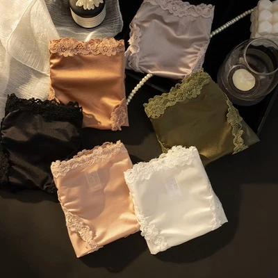 6 Pack Lot Sexy Ladies Womens Lace Satin Panties Bikini Brief Underwear Lingerie - Image 1 of 4