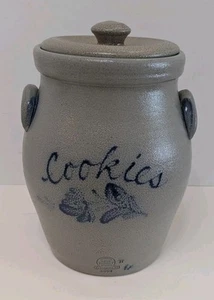 Rowe Pottery Works 2000 Keksdose - Bild 1 von 8
