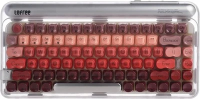 LOFREE DOT Lipstick Mechanical Keyboard 84 Keys Window MacOS Pink GATERON Switch - Image 1 of 4