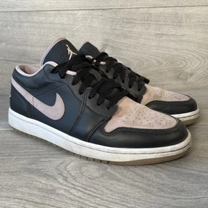 Nike Turnschuhe Herren schwarz eisflieder Größe 8 Leder niedrig Air Jordan 1 DV1309-051 - Bild 1 von 8