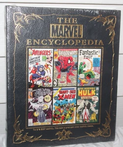 Sealed 2007 The Marvel Encyclopedia Gold Trimmed HC Book - Foto 1 di 10