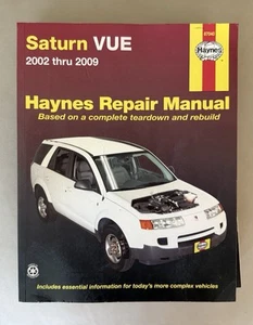 Manual de reparación Haynes Saturn Vue 2002-2009 87040 - Imagen 1 de 4