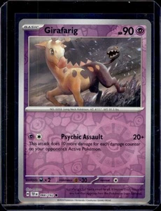 Girafarig SV05: Temporal Forces Pokémon 066/162 Reverse Holo NM+ - Picture 1 of 2
