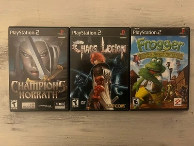 Лот товаров с играми для PlayStation 2 — Chaos Legion, Champions Norrath, Frogger Great Quest - Изображение 1 из 4