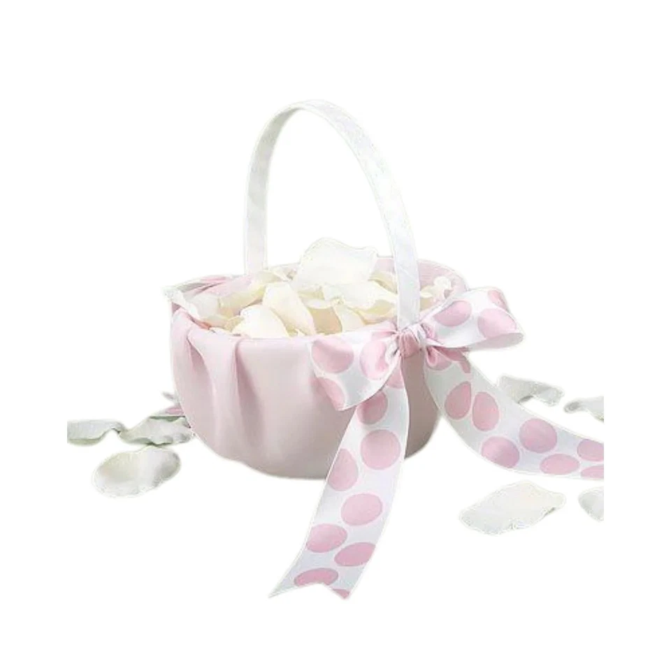 Cesta de bolinhas Hortense B. Hewitt rosa cócegas, rosa, branca - Imagem 1 de 1