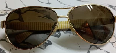 Ralph Lauren Sunglasses RA 4096-Gold/ Brown With Brown Polarized Lenses - Image 1 of 3