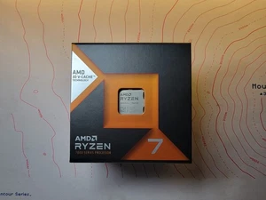 AMD Ryzen 7 7800X3D 8-rdzeniowy procesor 4,2 GHz Socket AM5 Gaming CPU - Zdjęcie 1 z 5