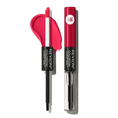 Revlon Liquid Lipstick with Clear Lip Gloss, ColorStay Overtime Lipcolor,... - Image 1 of 4