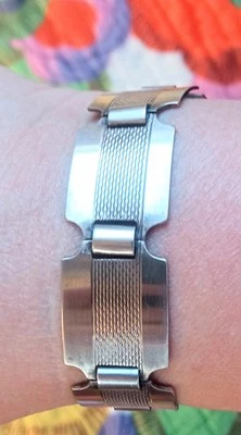 Vintage 1930s Art Deco Silver Plated Bracelet. Sustainable. Gift Wrapped - Image 1 of 4