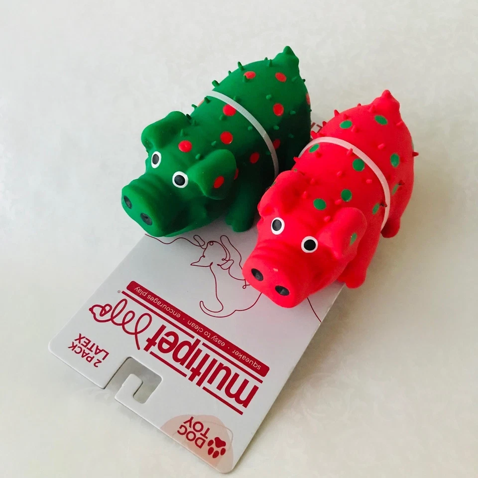 Dog Multipet Pig Latex Mini Squeak Dog Toy  With Squeaker - Image 1 of 4
