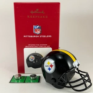 NFL Pittsburgh Steelers Helm - Hallmark Magic Ornament - Football GAME SOUNDS - Bild 1 von 12